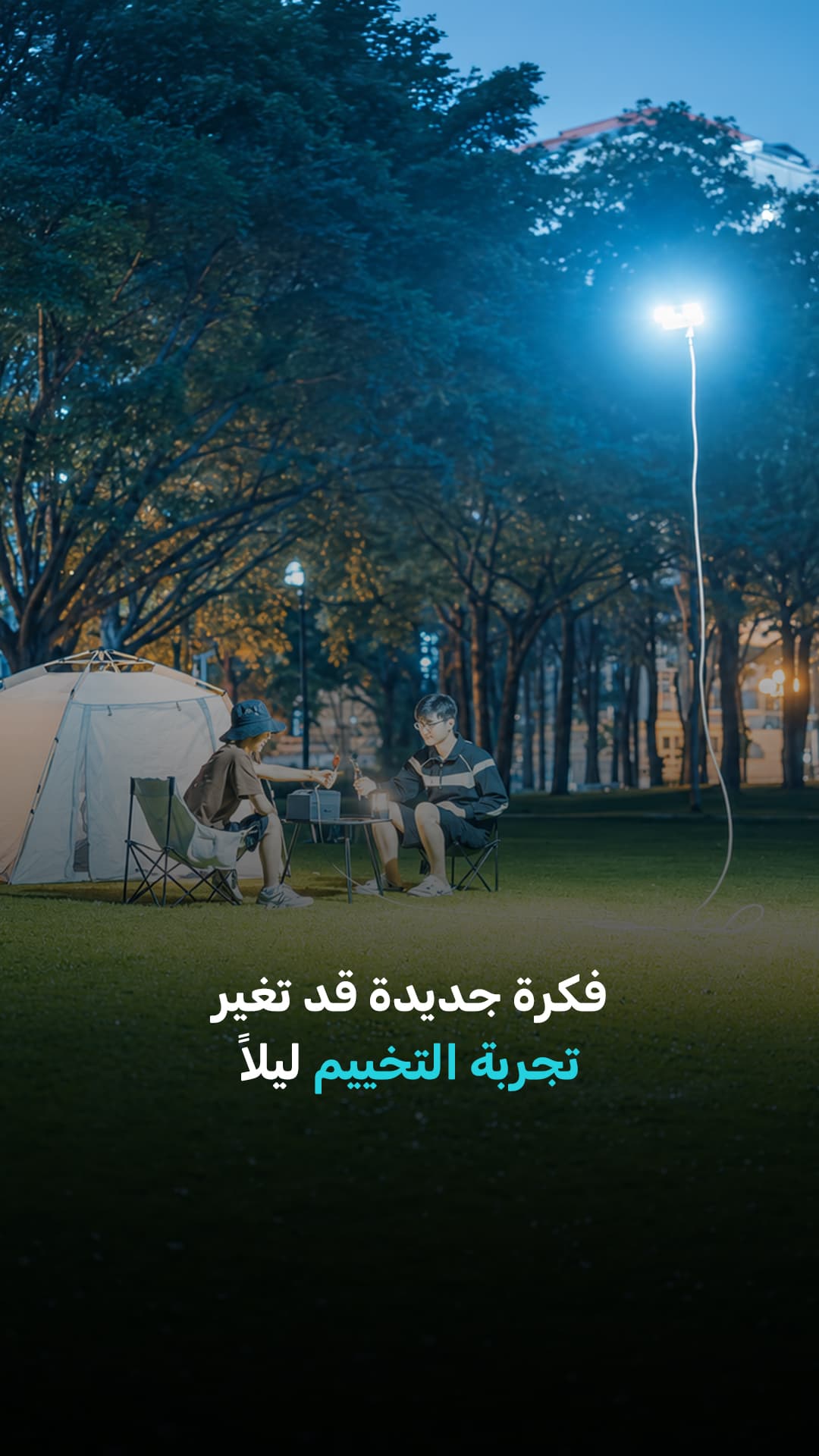 What if camp lights floated above you