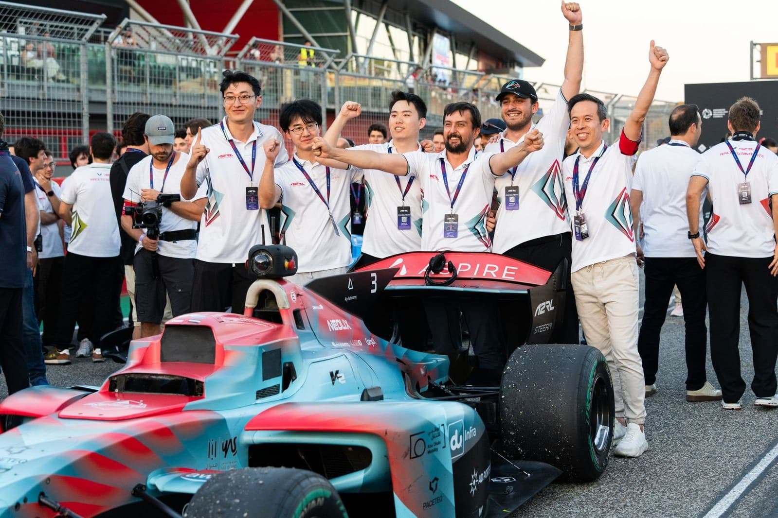 Kinetiz UAE Team's First Win in A2RL Race