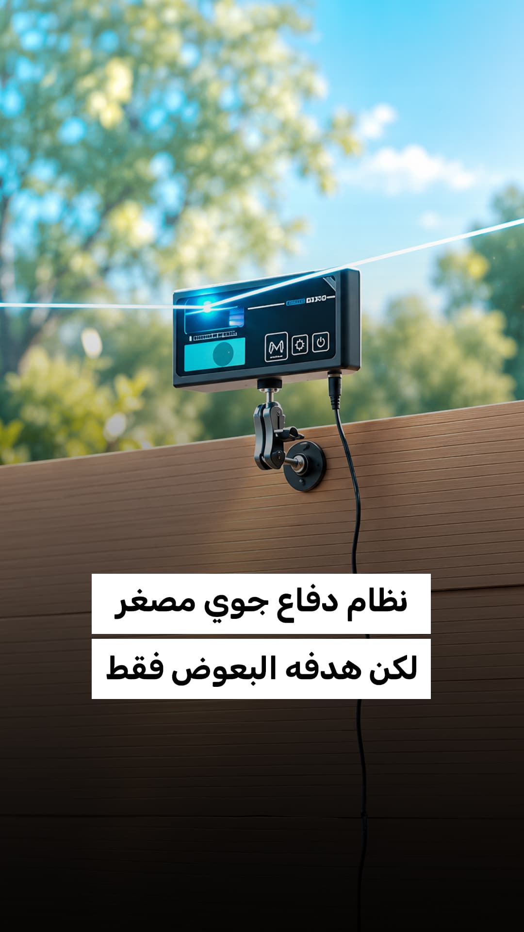 مختص يصنع نظام ليزر لمكافحة البعوض