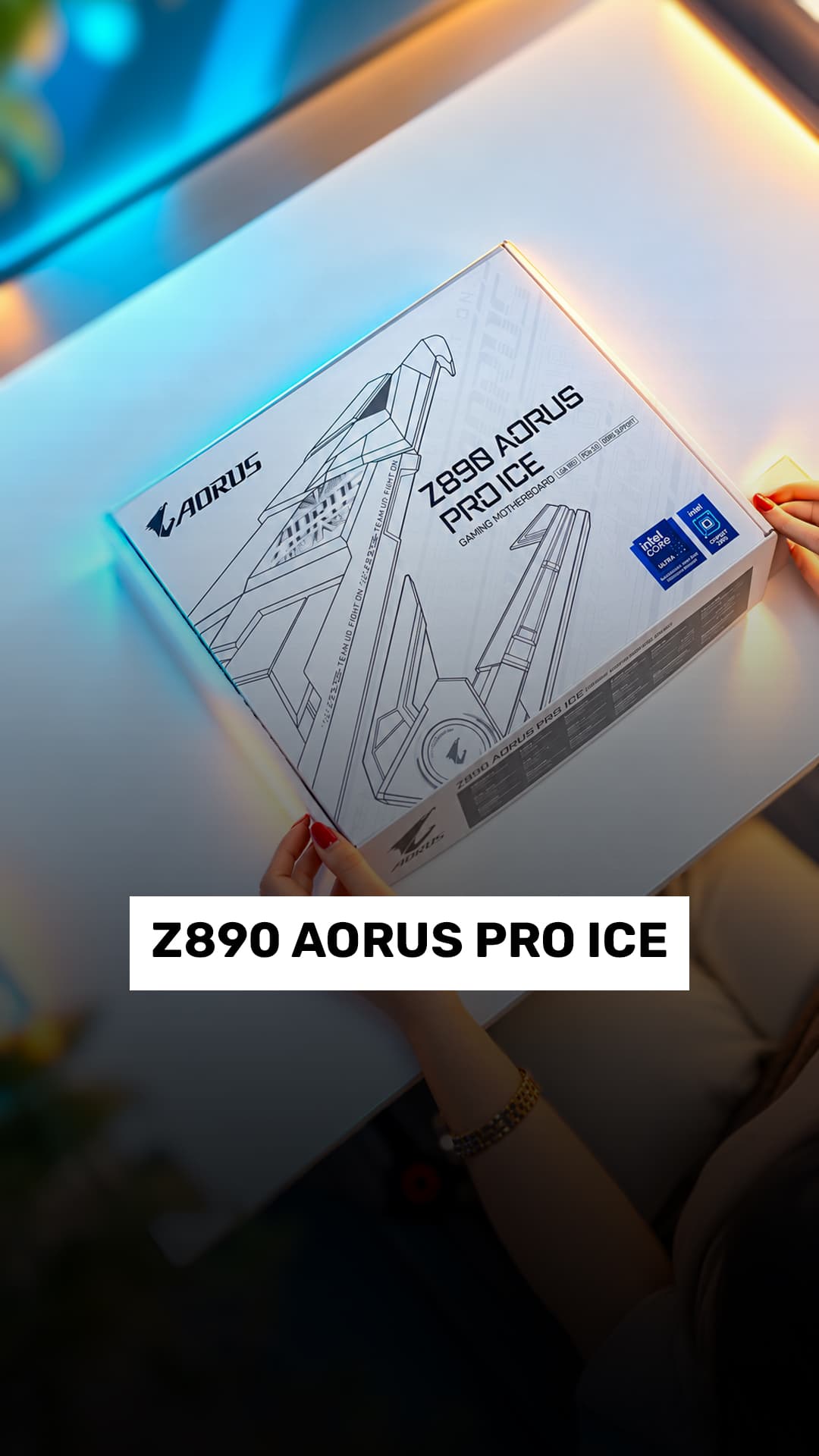 GIGABYTE Z890 AORUS PRO ICE Unboxing