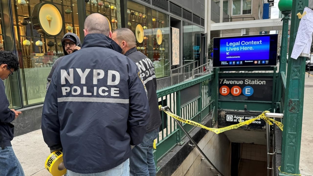 NYC subway shooting on 7th Avenue