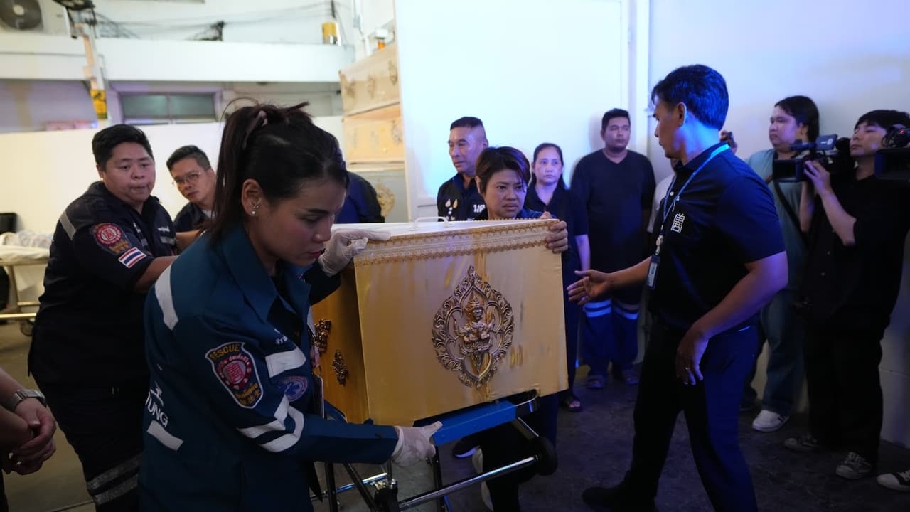 Families recover bodies after Bangkok shooting