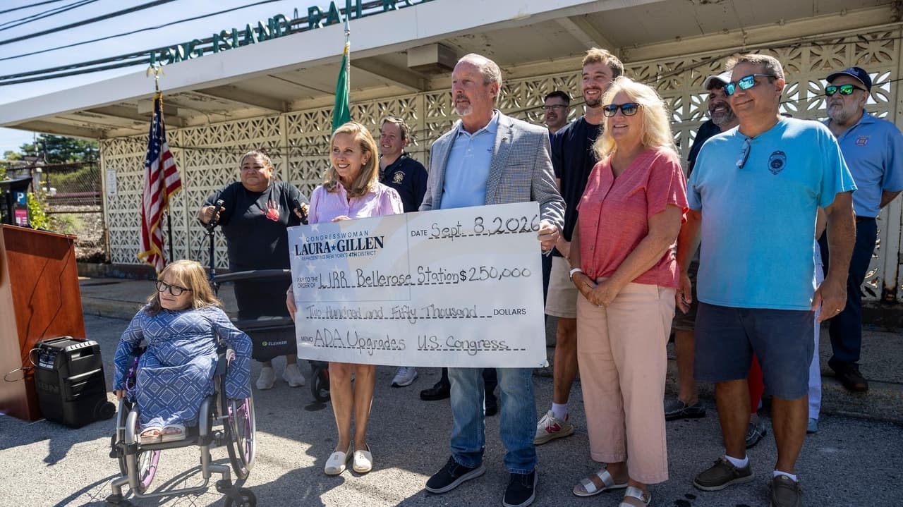 Bellerose station funds for accessibility