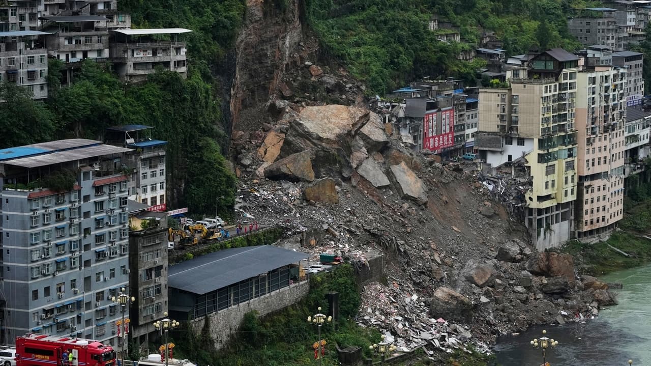 Rescuers Seek Survivors After China Landslide