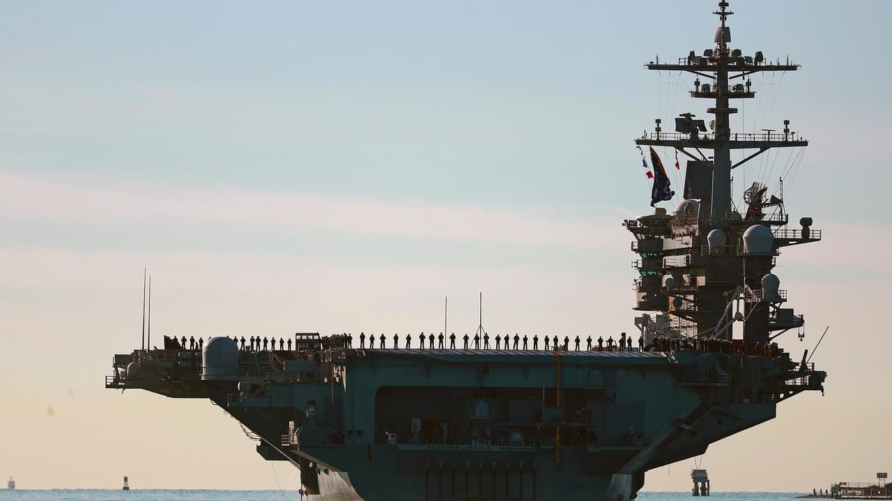 New aircraft carrier moves to Mideast amid USS Lincoln issues