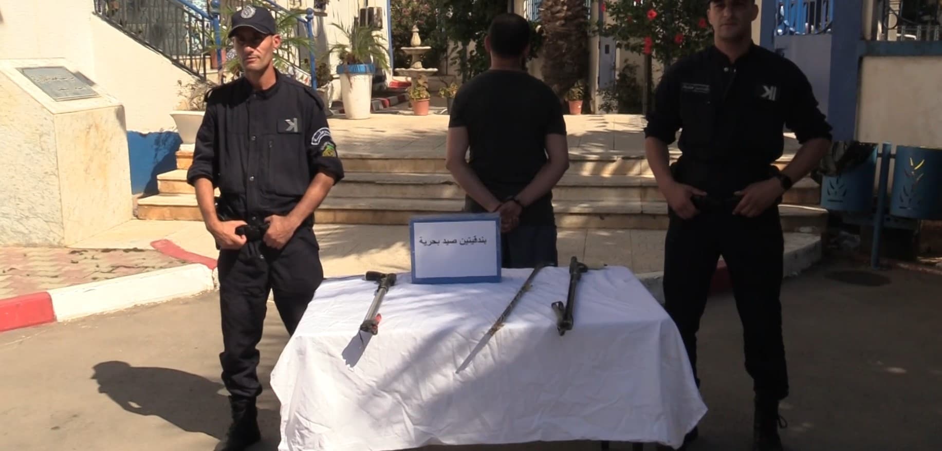 Suspect Detained for Oil Spilling on Rocks at Beirut Beach in Capital City