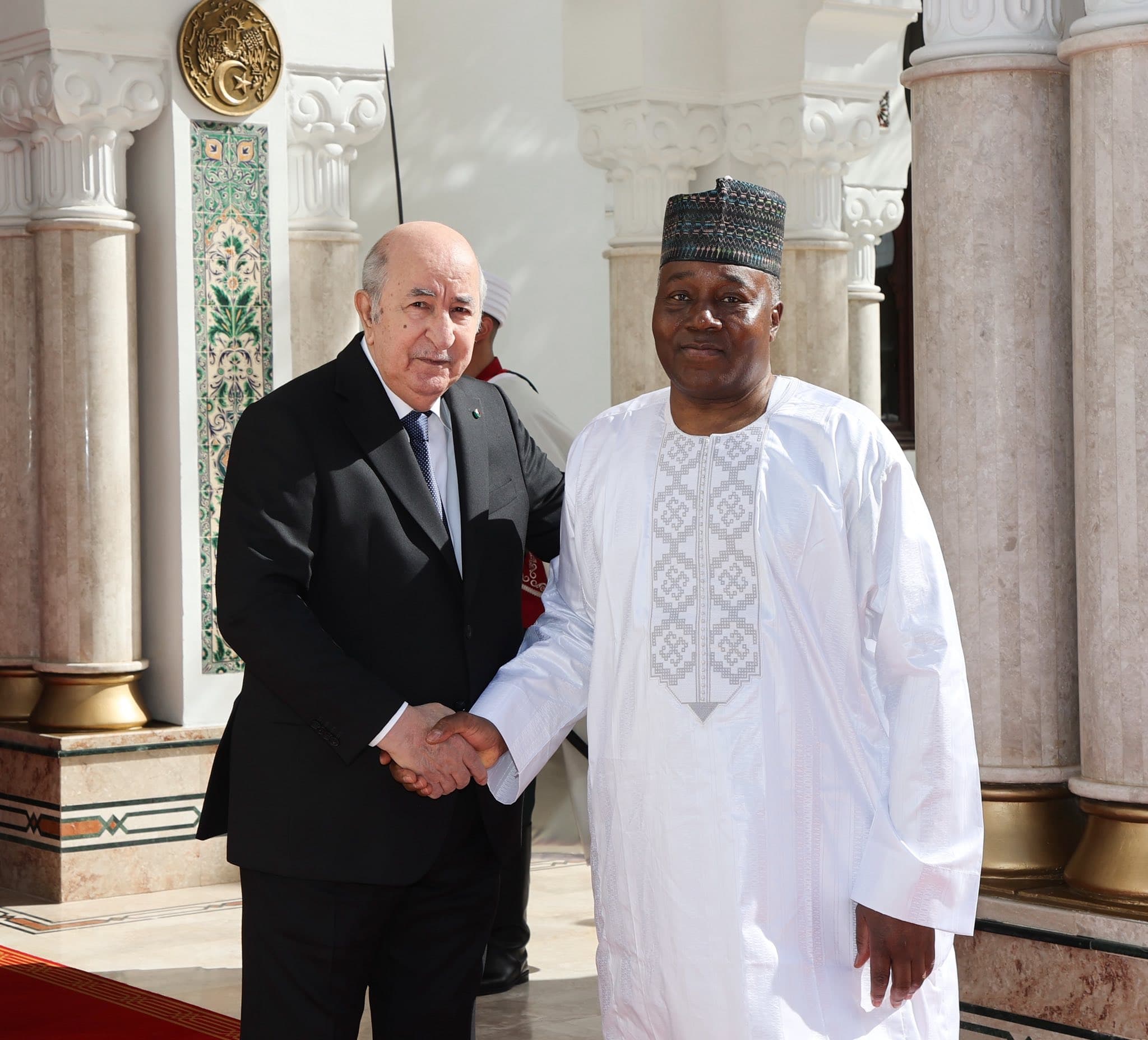 President speaks with Nigerian leader