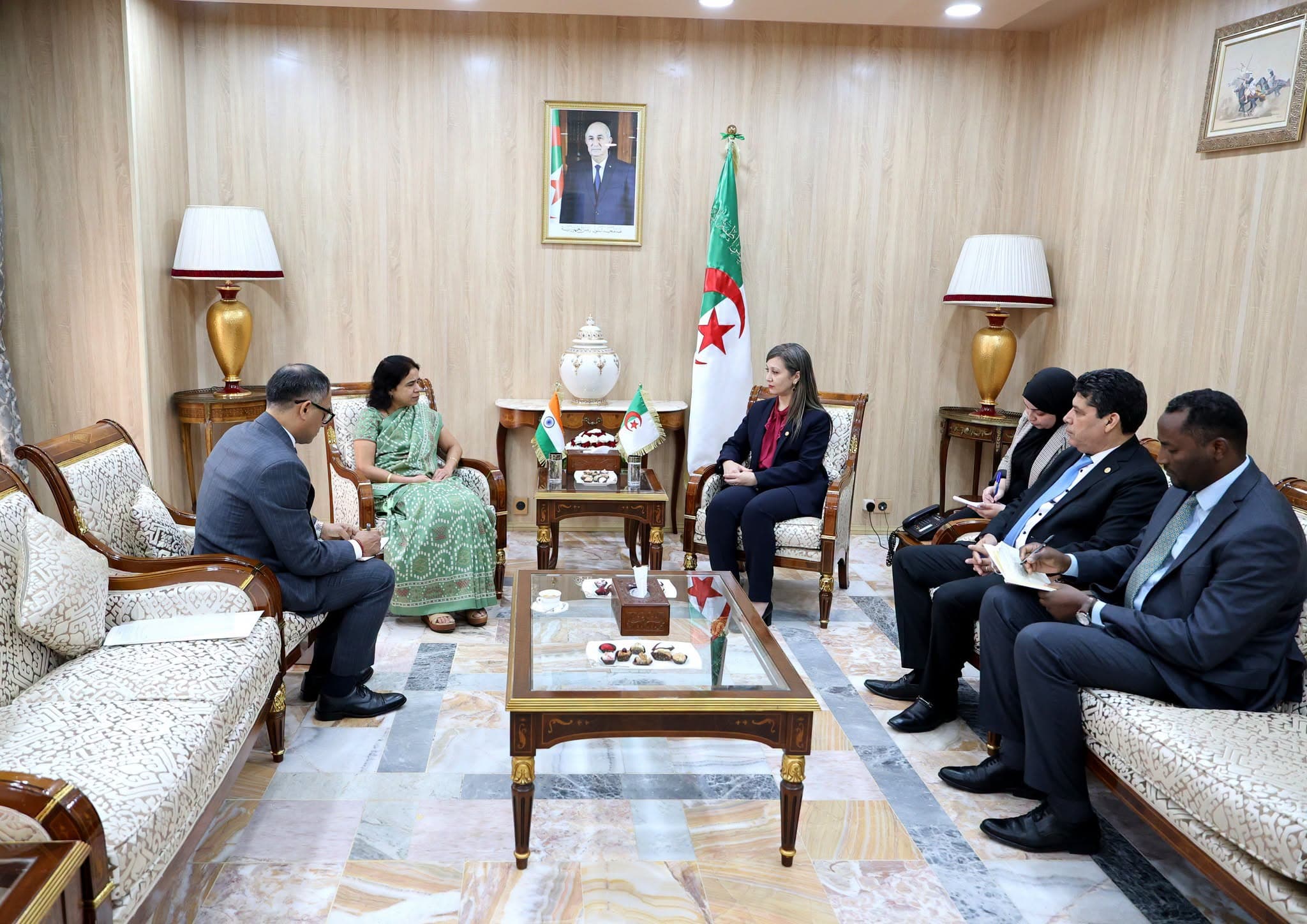 Indian Ambassador greeted in Boufarik