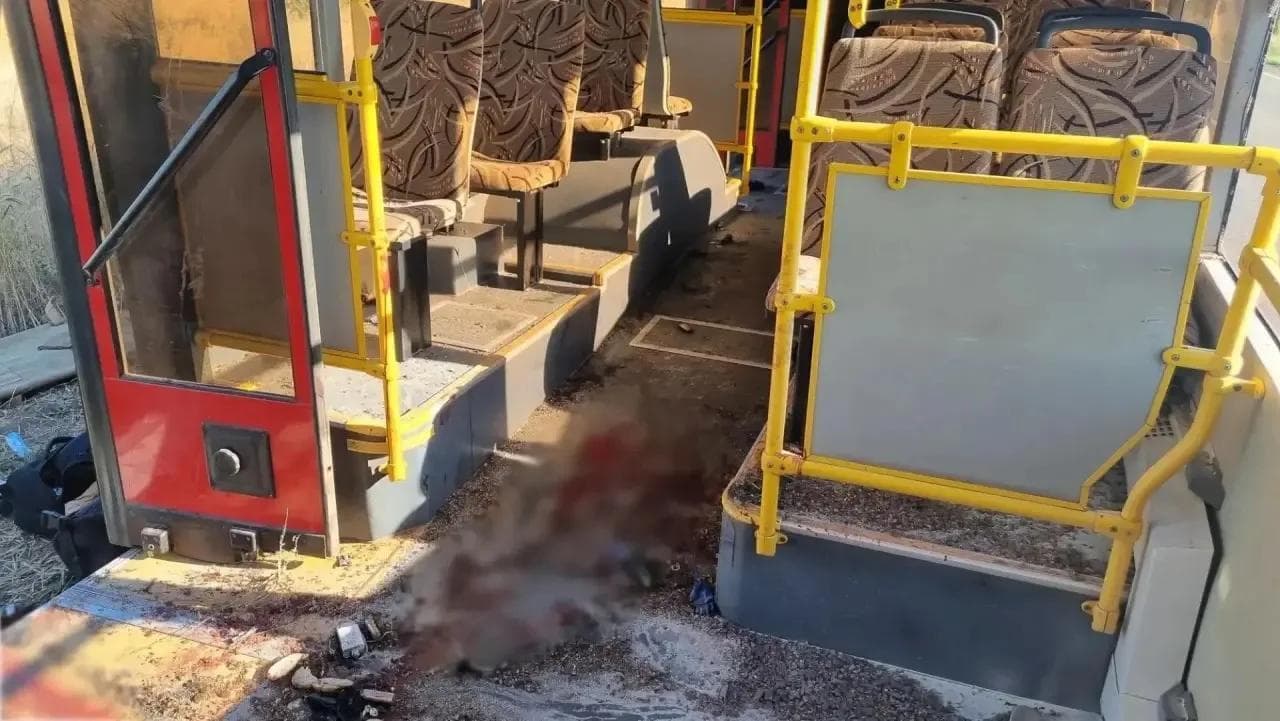 Zaporizhzhia bus attack injures 12, one dead