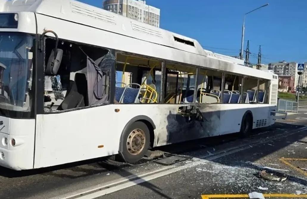 Ukrainian drone attack injures bus passengers