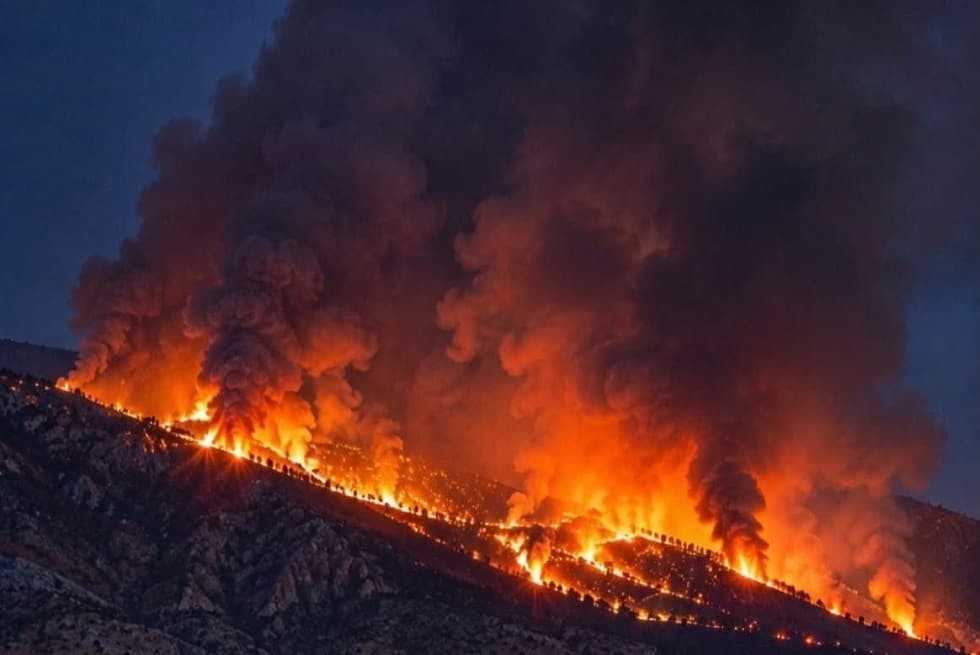 Nevada wildfire burns over 10,000 acres