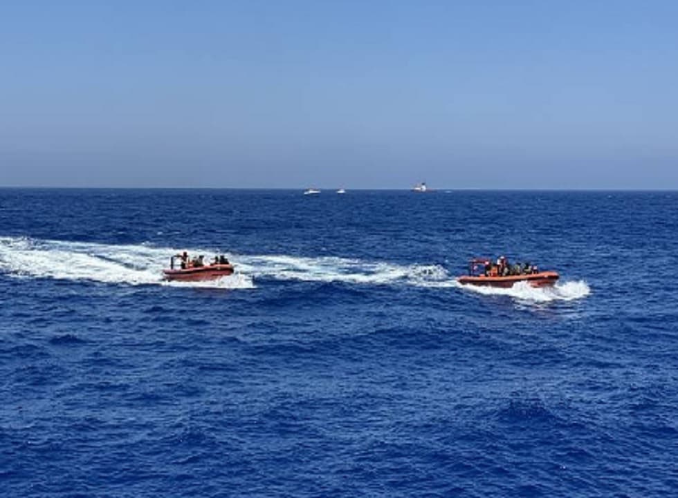 Passenger boat with hundreds off Mersin coast