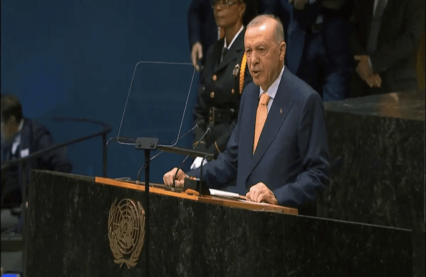 Israeli Delegation Leaves UN Hall During Erdoğan Speech