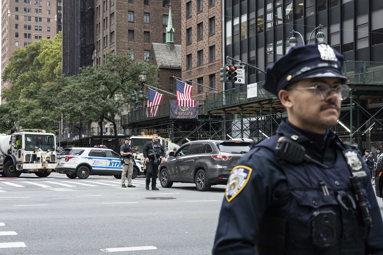 NY Police Detain Protesters Before Netanyahu Speech