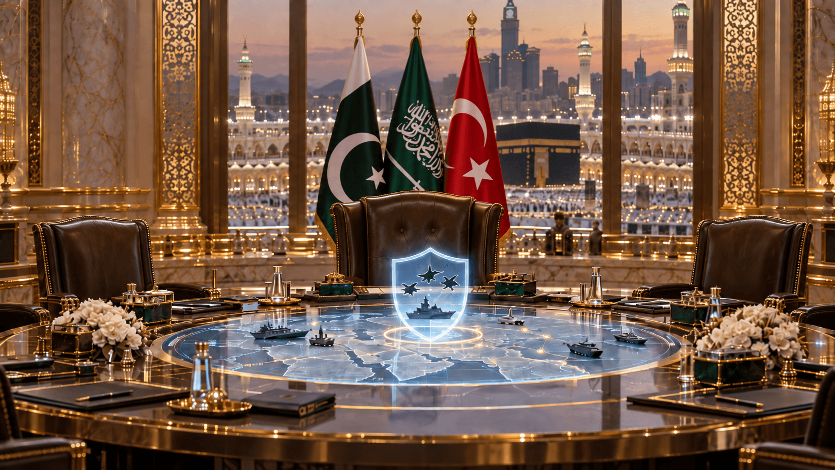 رؤساء أركان تحالف مكة يناقشون دعم السعودية