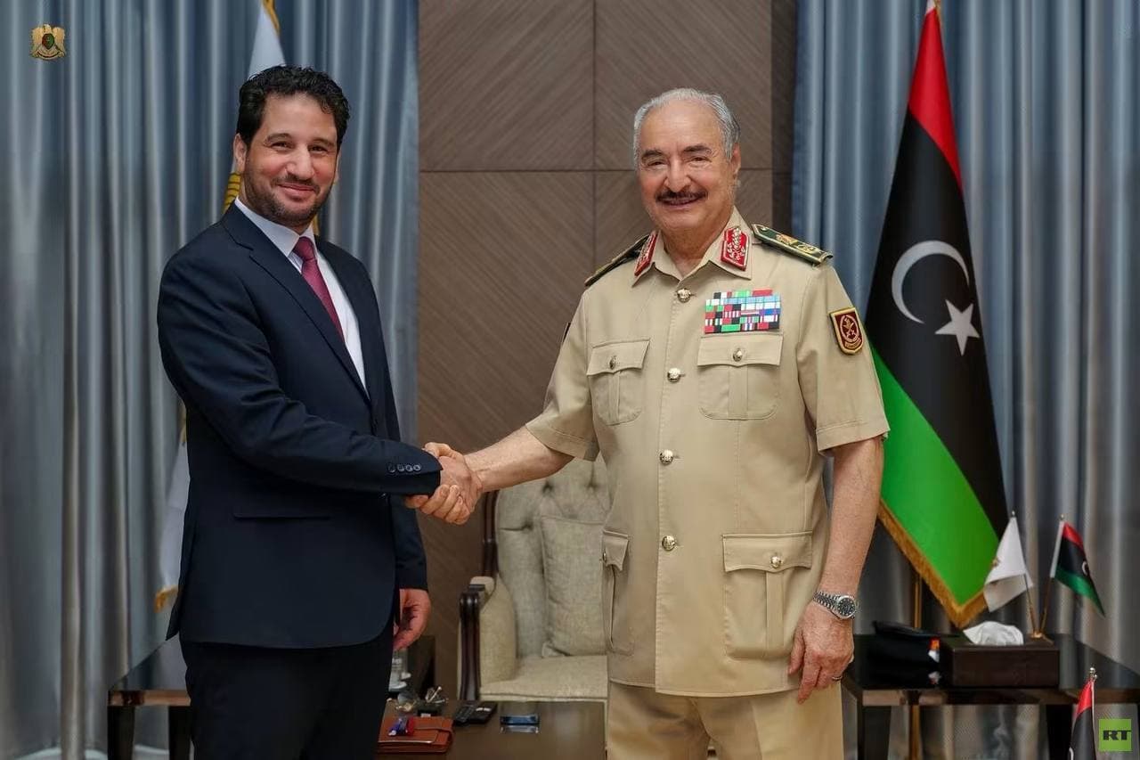 Haftar and Douma discuss Libyan political updates
