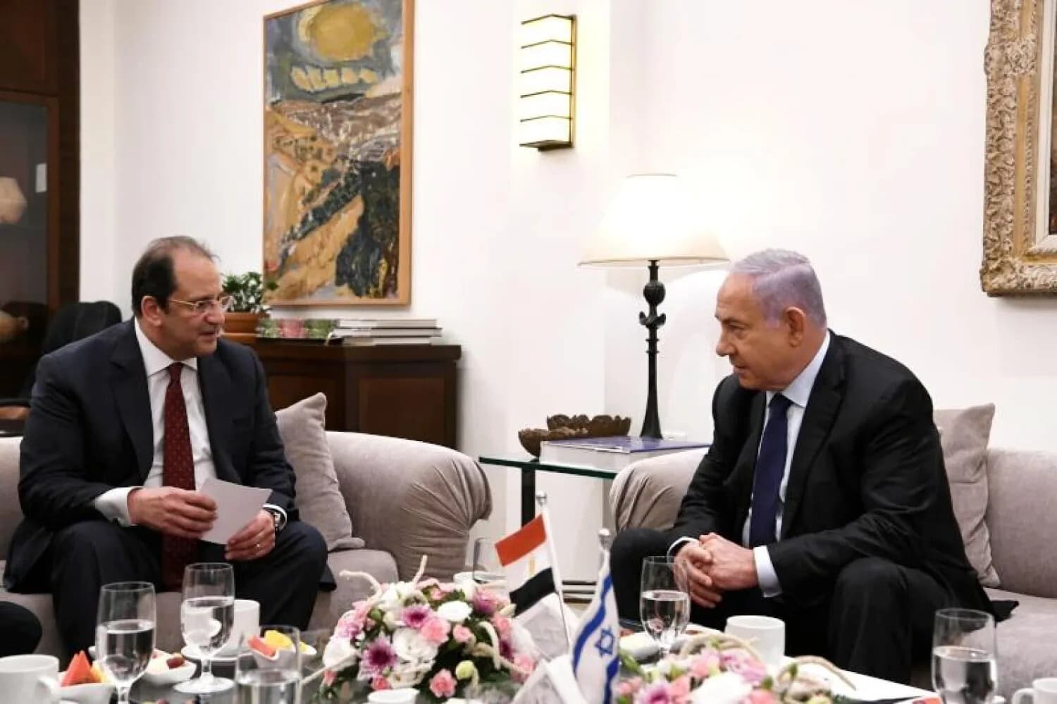 Netanyahu confirms Egyptian intel visit