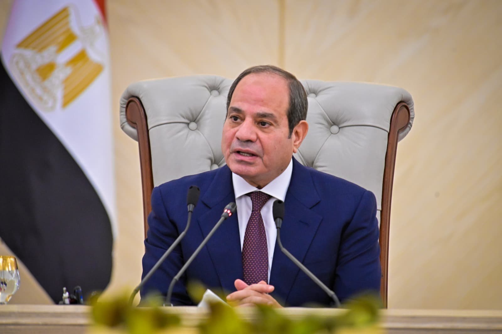 Al-Sisi Discusses Saudi Attack and Border Threats