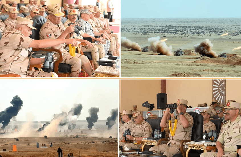 مصر تجري تمرينا بالذخيرة الحية