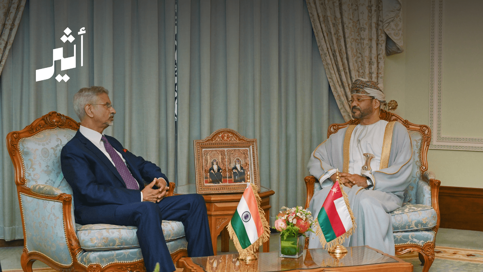 Foreign Minister discusses relationships, partnerships, and regional developments in meeting with Indian counterpart