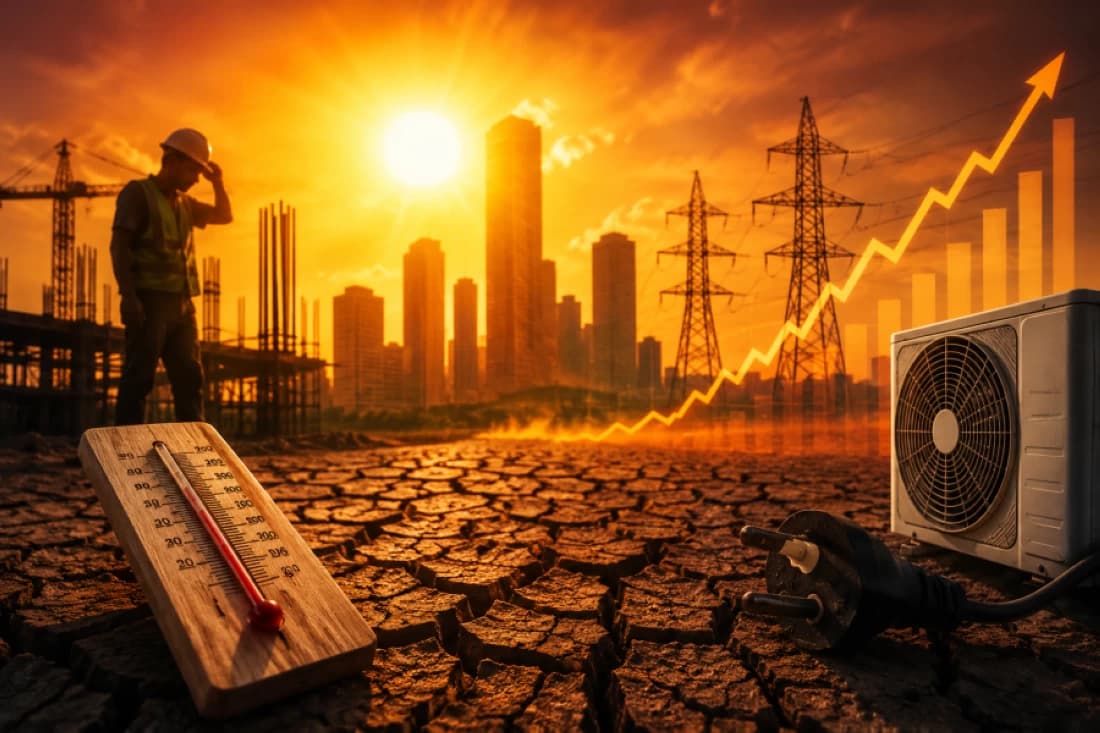 Impact of high temps on economy
