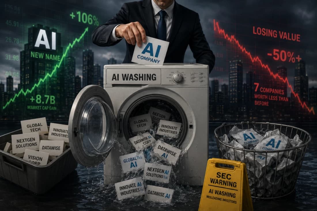 Artificial Intelligence Washing: Why Do Companies Fail to Turn Name Changes into Lasting Gains?
