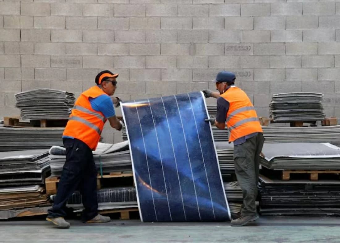 Solar panel waste crisis deepens