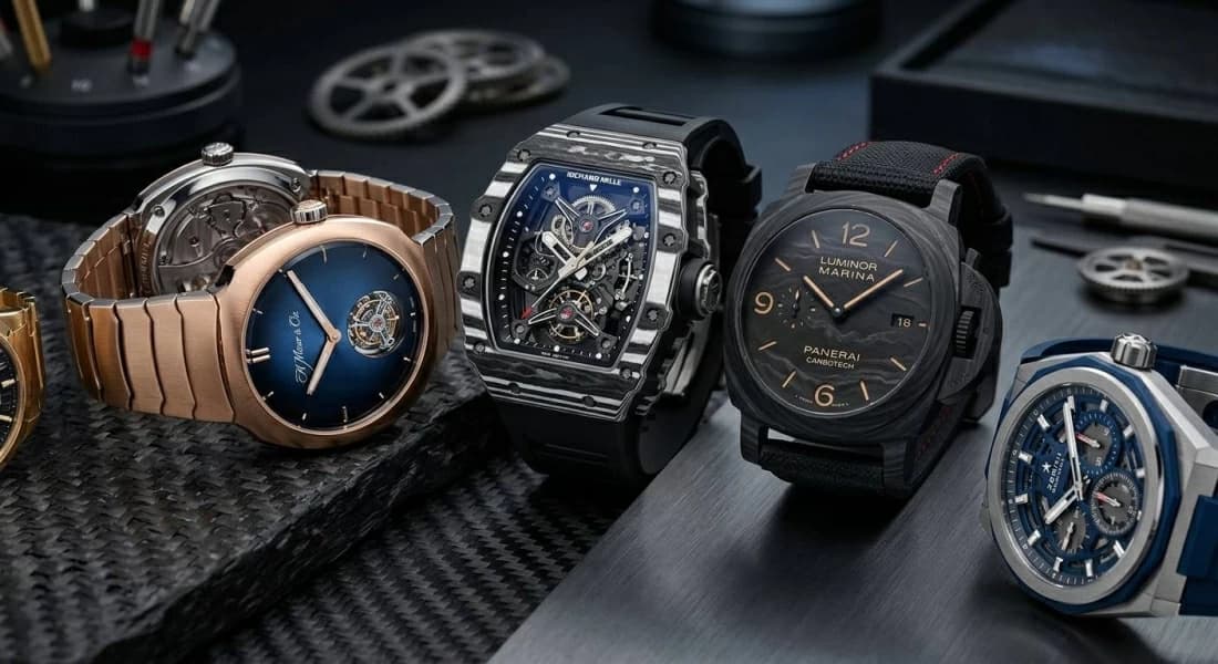Why luxury watches favor high-tech materials