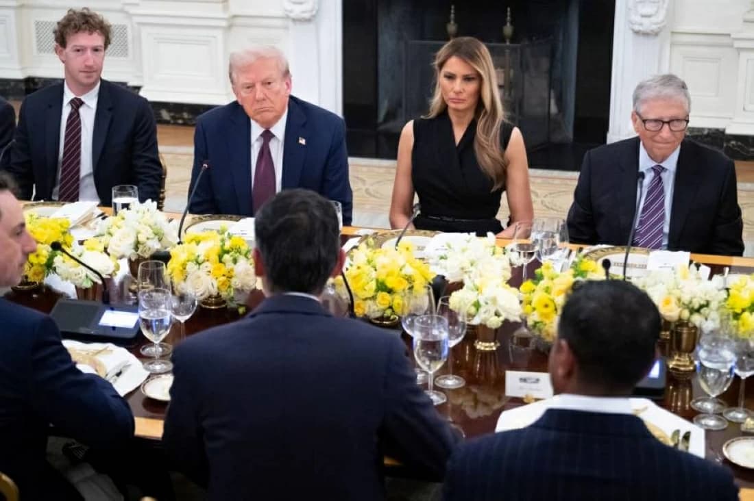 Trump and Shea dinner with tech and finance leaders