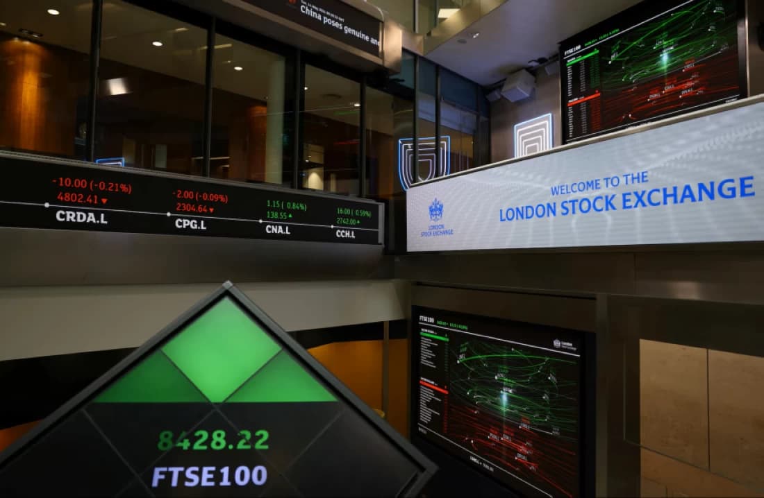 FTSE 100 Falls Over 1 Percent
