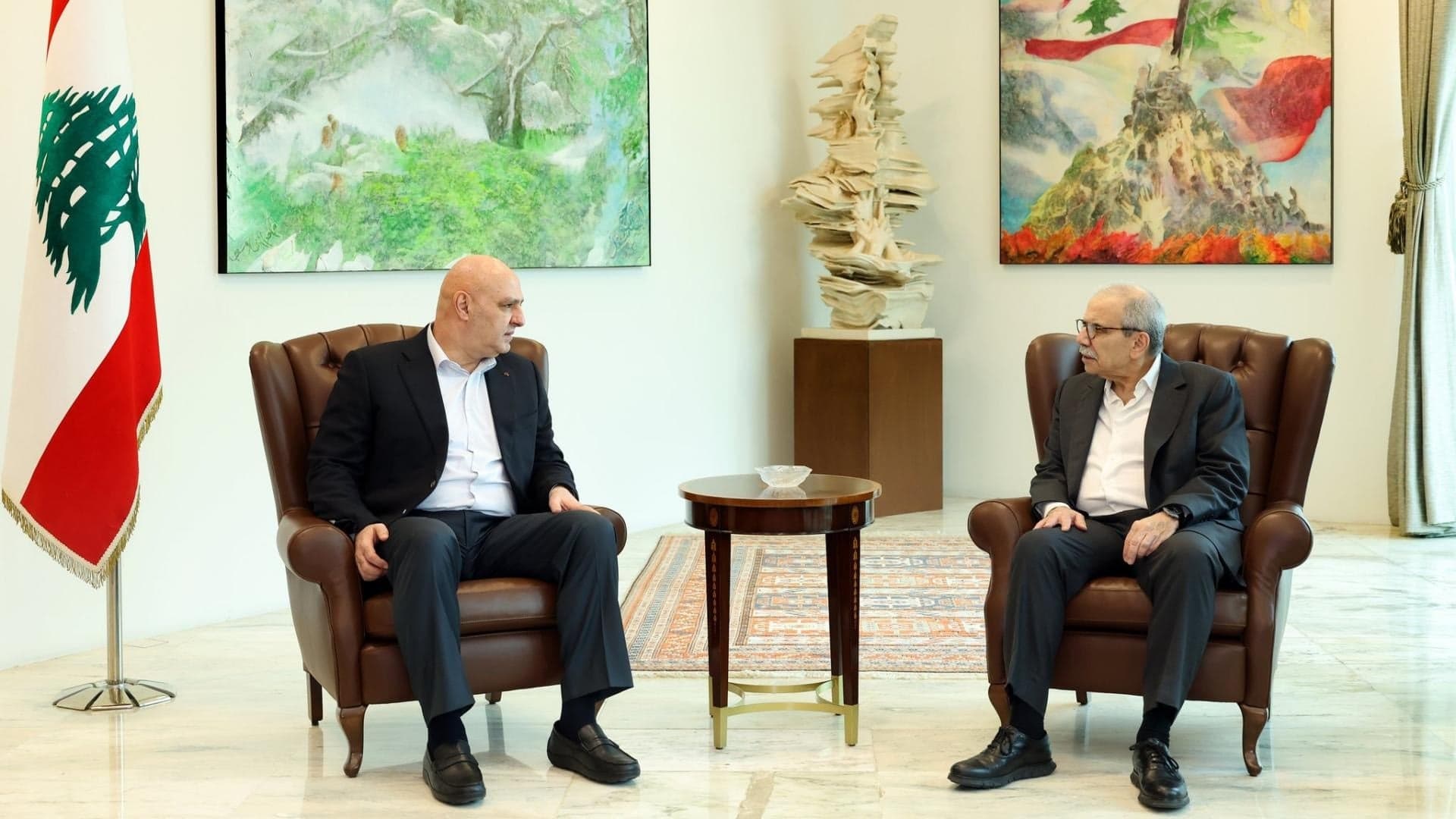 Aoun updates Salam on Paris meetings