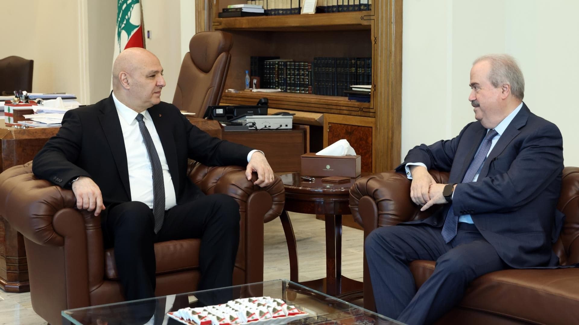 President Aoun and Finance Minister's discussion