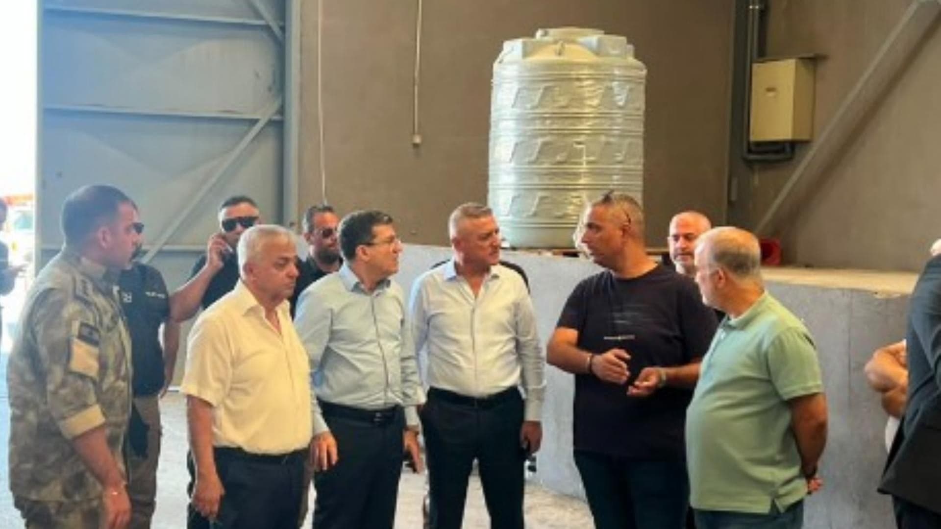 Border factory scanner to start operation
