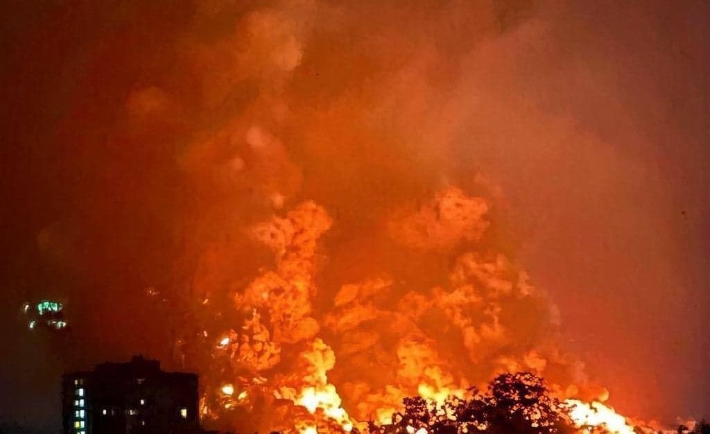 Kyiv Neighborhoods Hit by Explosions