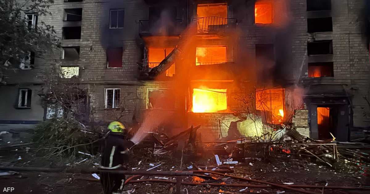 Kyiv faces casualties and damage from Russian strikes