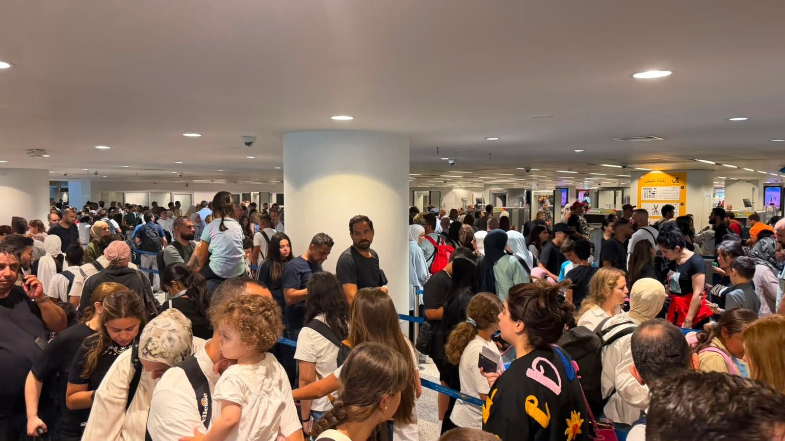 Beirut Airport recommends arriving three hours early