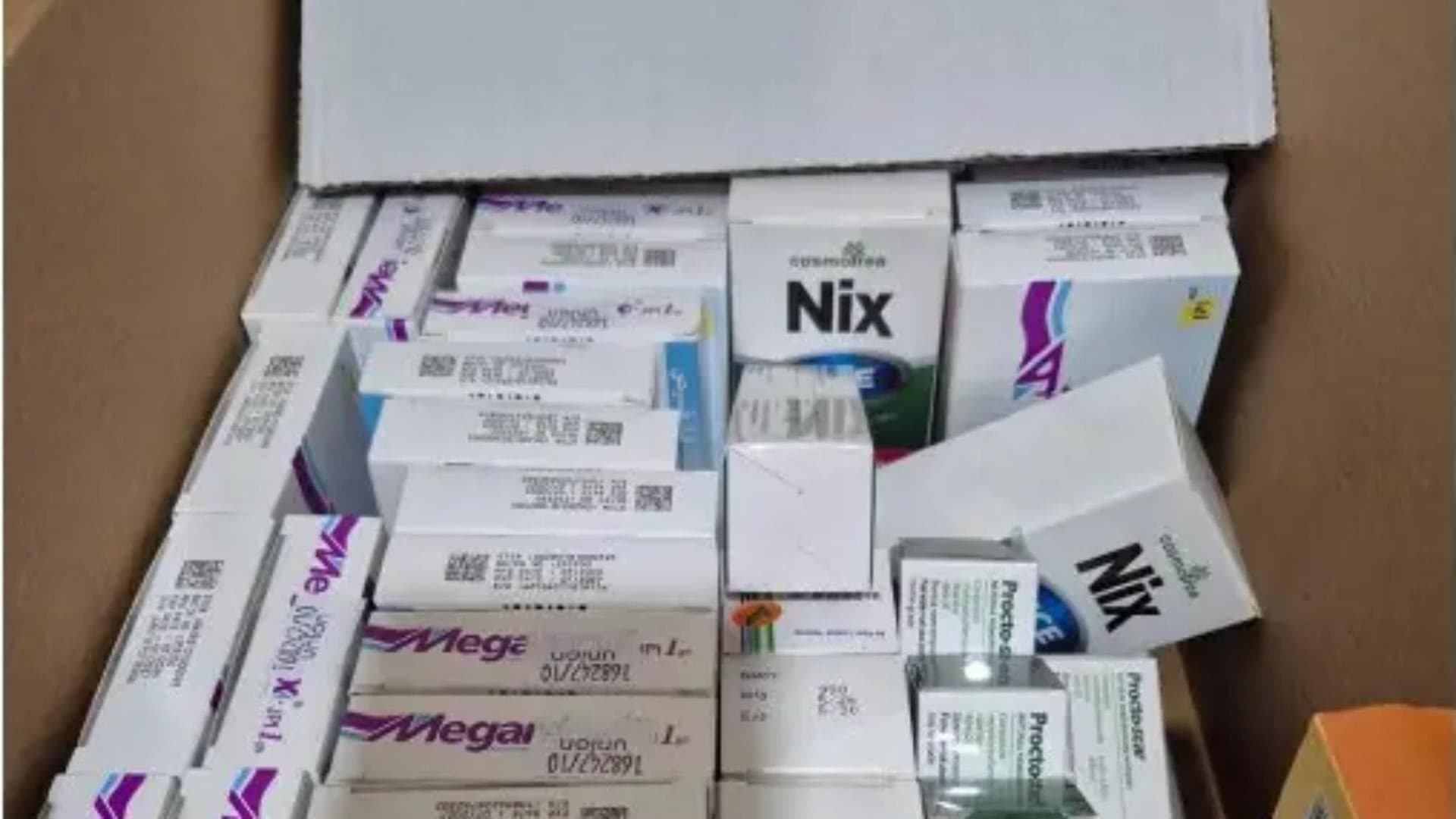 Smuggled medicines inside villa