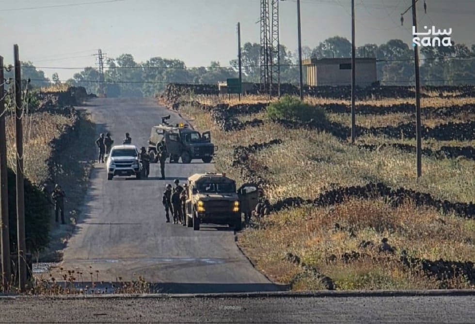 Israel establishes checkpoint in Quneitra