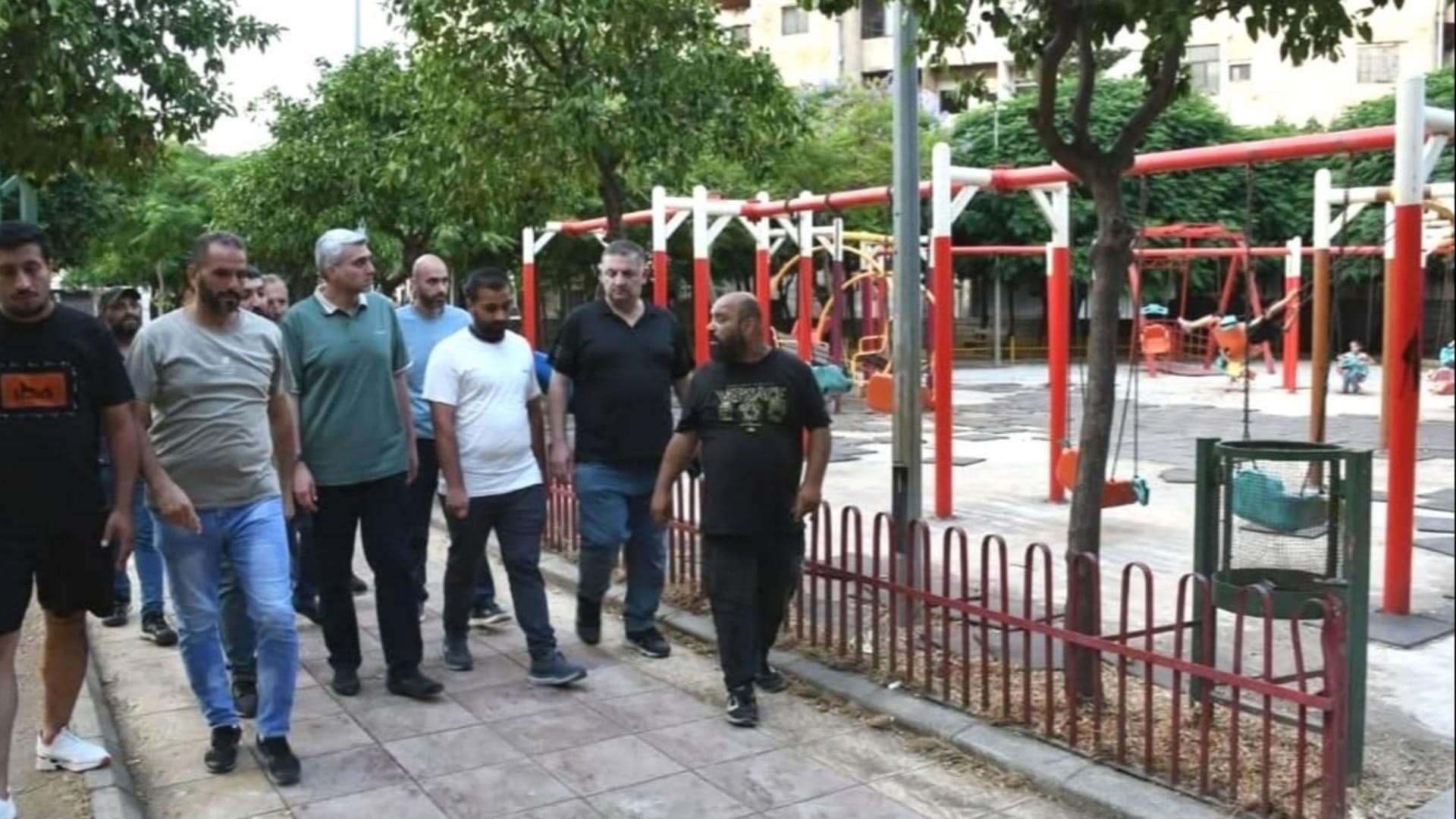 رئيس بلدية طرابلس يزور حديقة التبانة