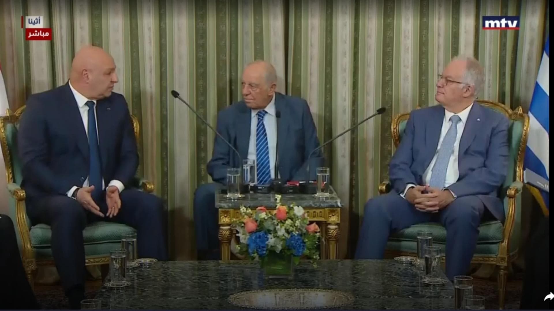 Lebanese-Greek Summit in Athens President Aoun Calls for Peace