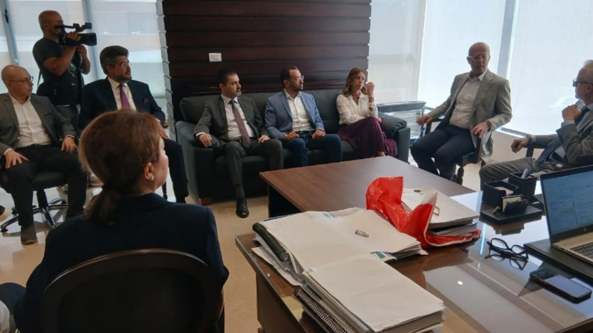 Maki Meets Tripoli Port Officials