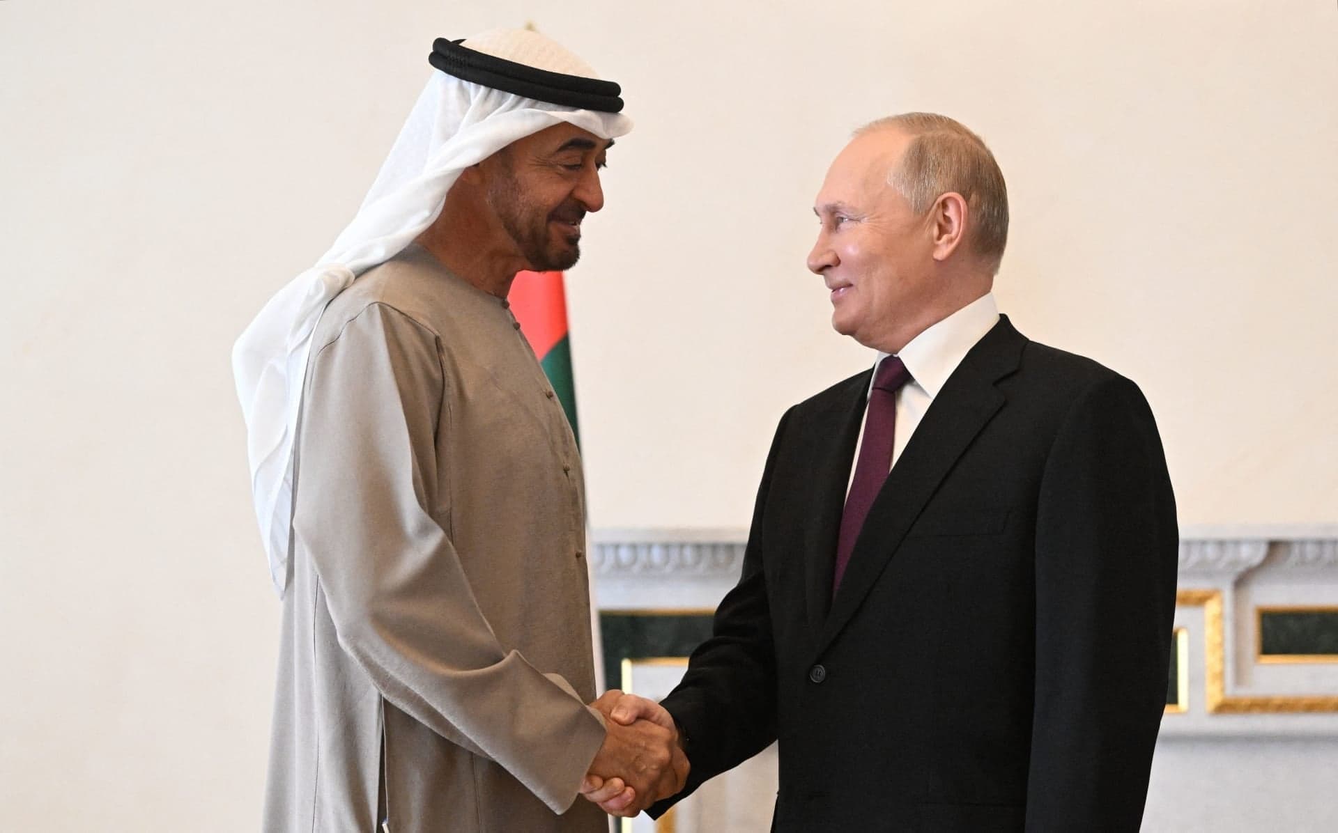 Putin and bin Zayed talk highlights