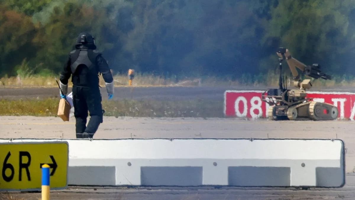 Germany uncovers drone and explosives at airport