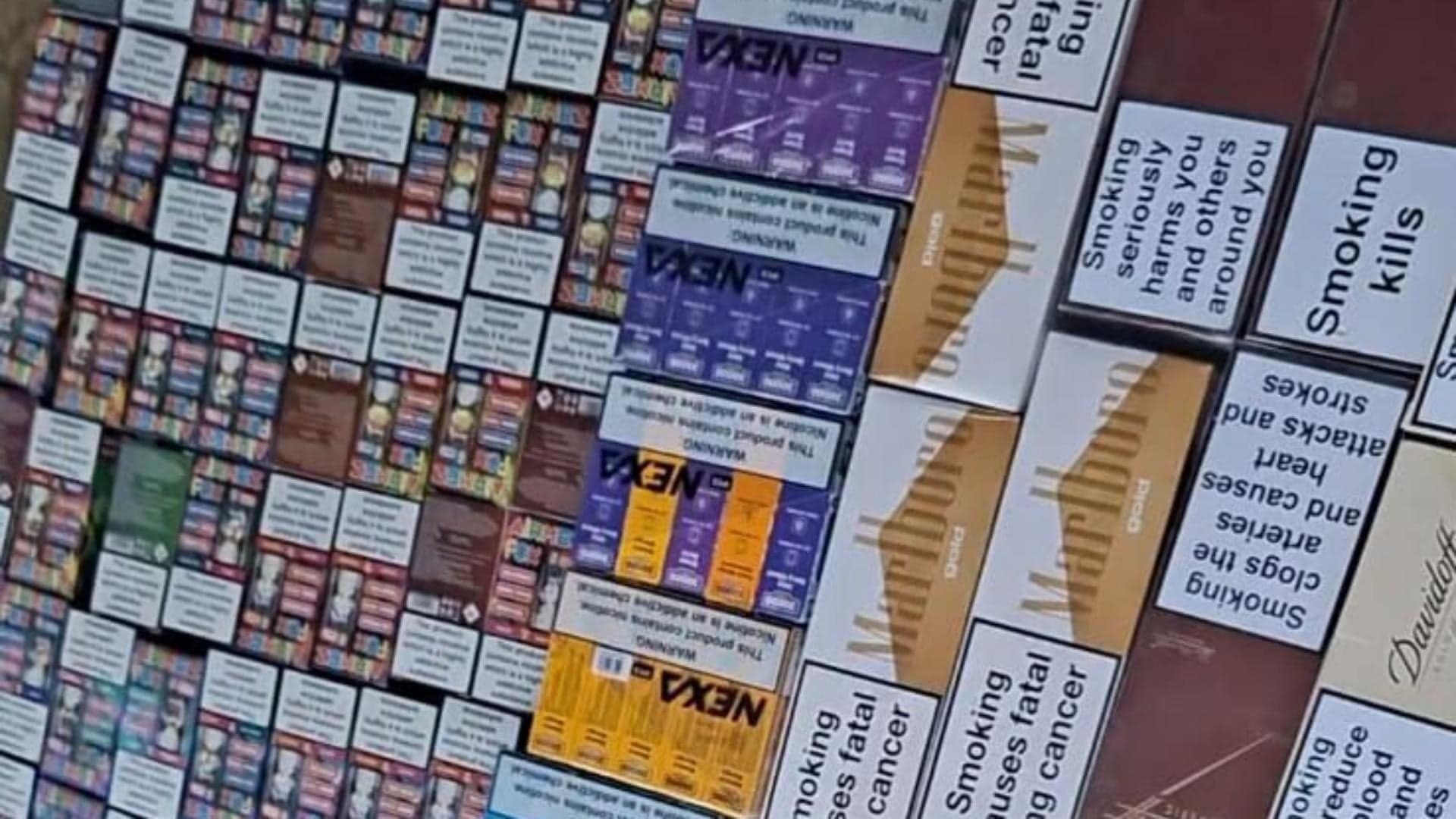 Smuggled tobacco confiscated in Tripoli, Beirut, and Al-Minieh