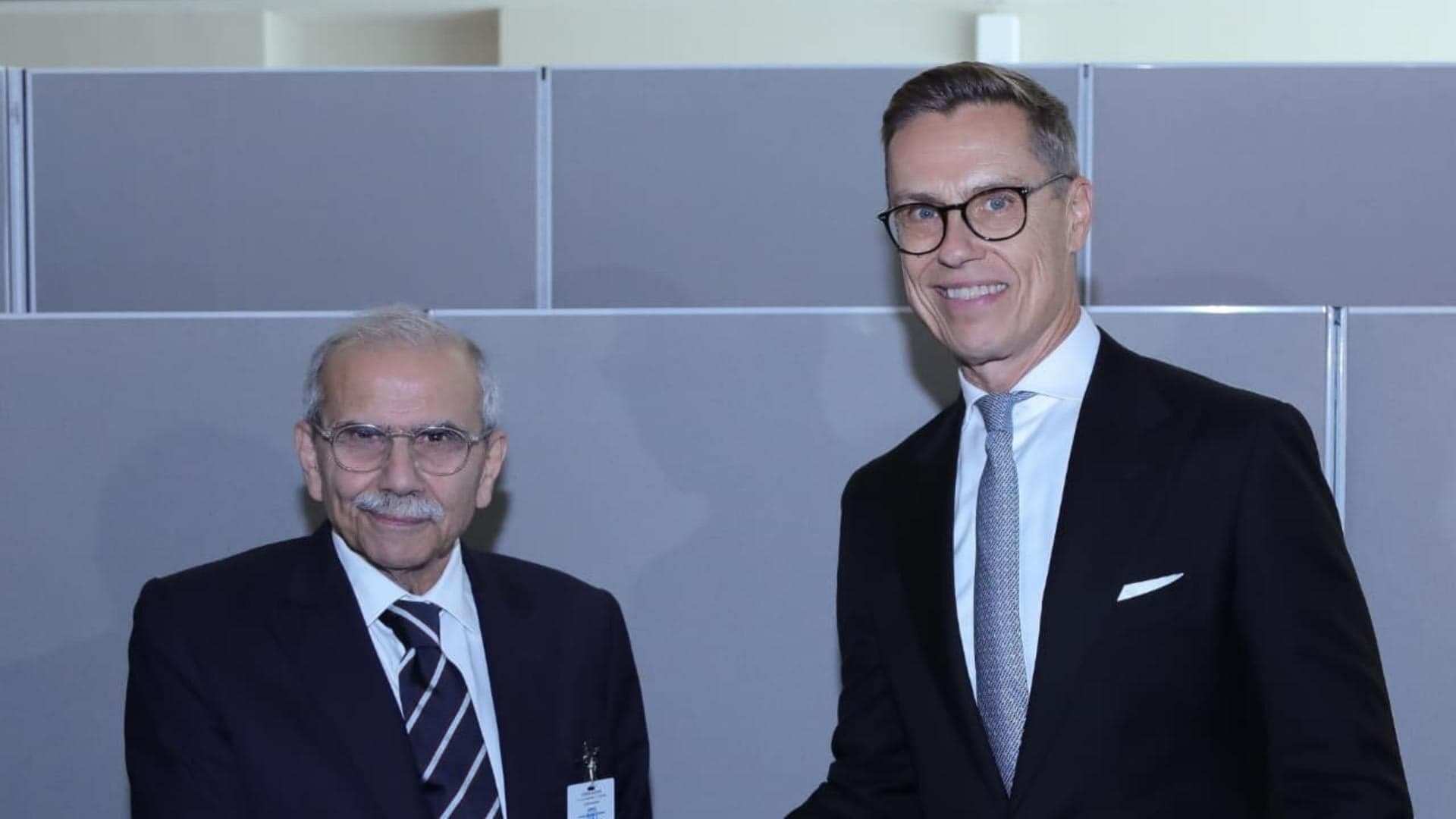 Finland President Discusses Developments