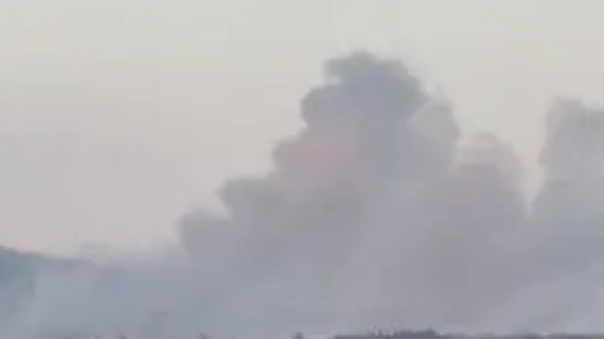 Israeli Blasts in Hula