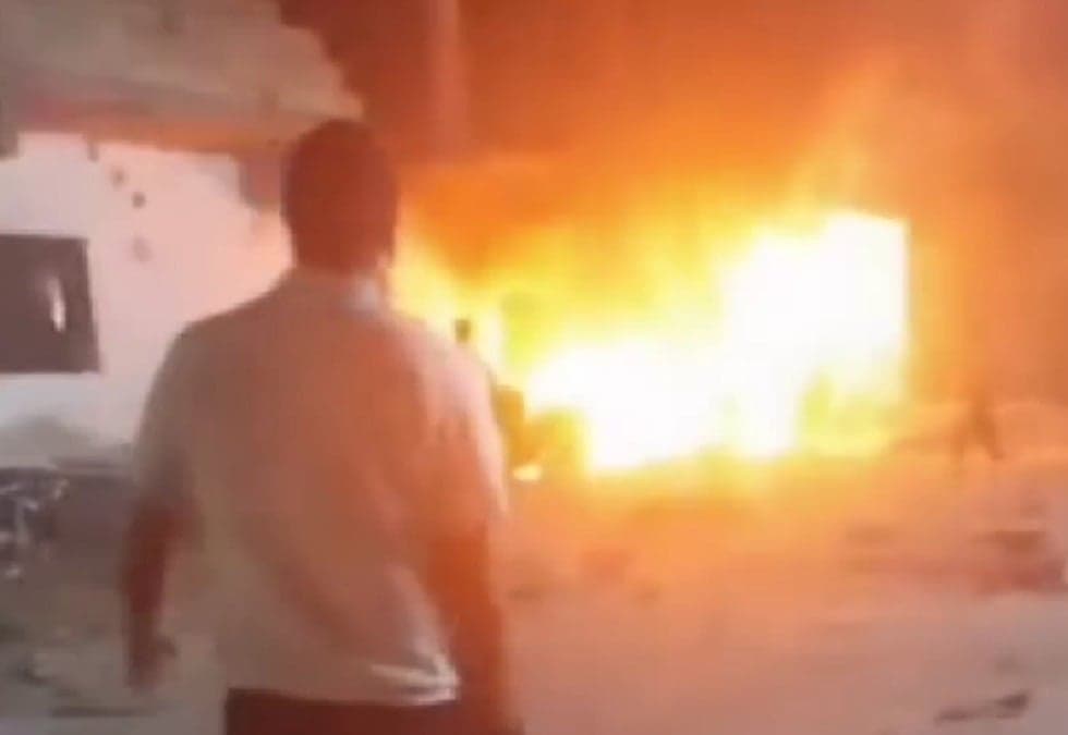 Al-Harak security vehicle explosion