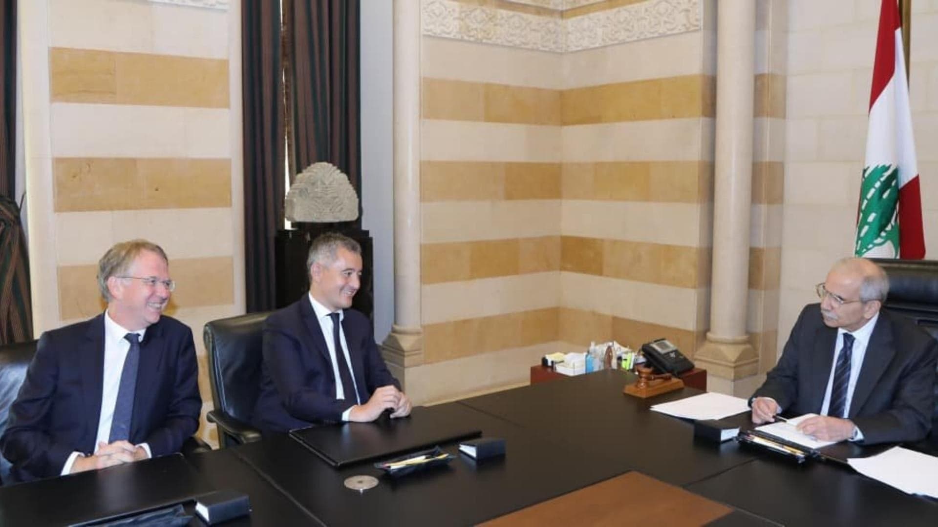 Salam and French Justice Minister Meeting Details