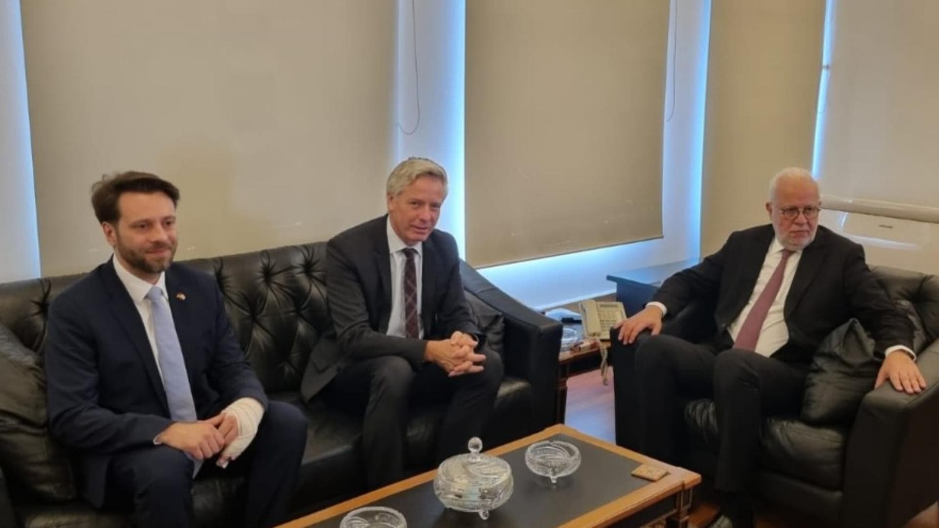 Nassar talks judicial ties with new German envoy