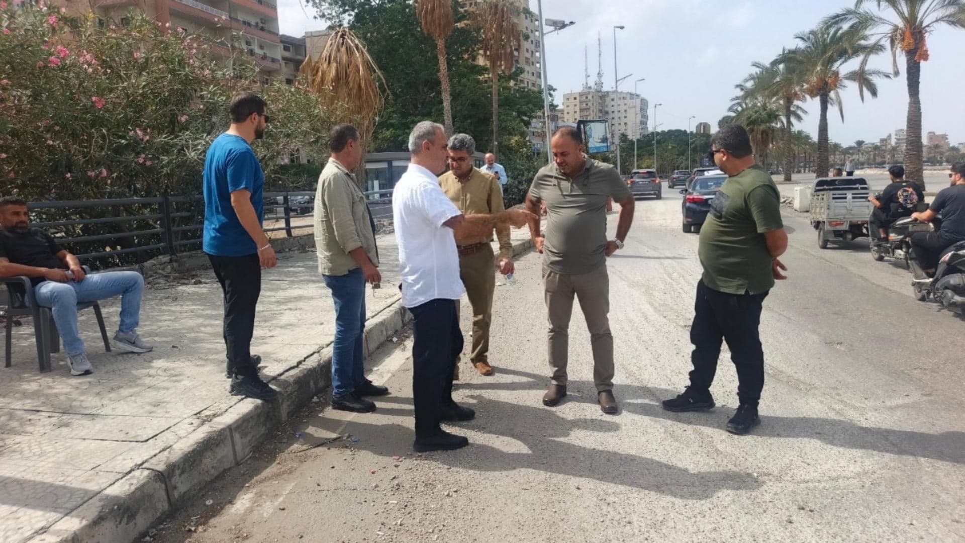 صور ومجلس الجنوب يفحصان أضرار شارع السينغال